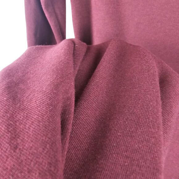 Cottage Prairie Cabin Boho Modern Chic Fall Midi Heat-Tech Burgundy Wine OGL SM - Picture 10 of 13